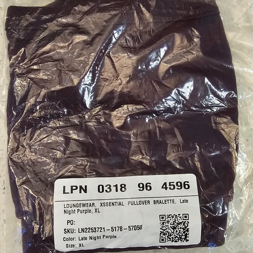 Savage x fenty deep purple lounge bralette